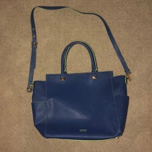 Blue and Green Badgley Mischka Purse